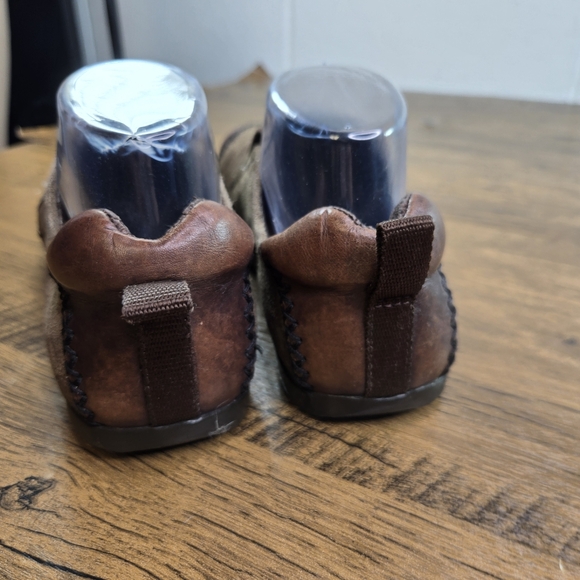 Earth Kalso Caribou Brown Suede Leather Flat Shoes - Picture 6 of 12